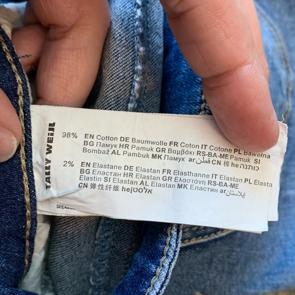 Tally Weigl Low Waist Skinny Distressed Jeans - Picture 7 of 7